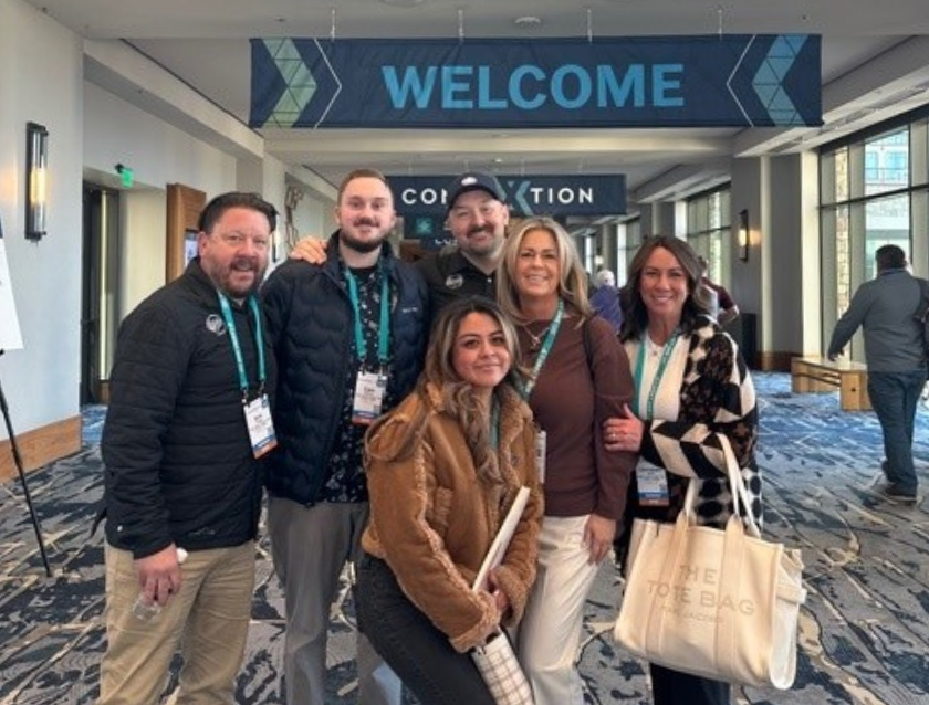 Our flooring team at the CCA Global Partners convention
