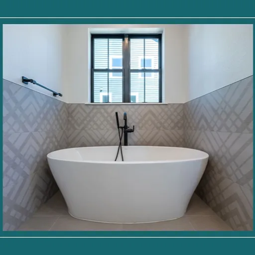 Standalone tub with tile in CO 