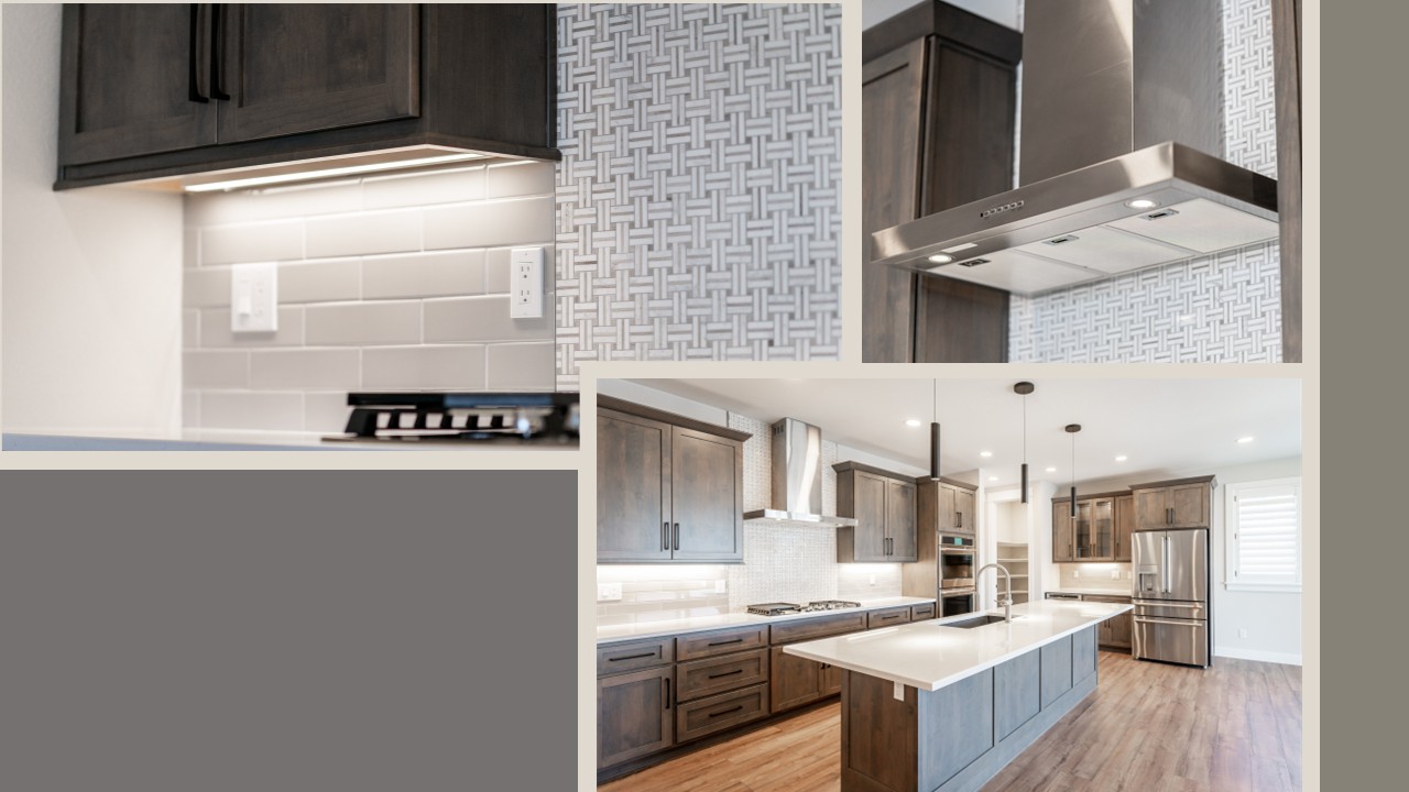 Grey patterned kitchen tile in Colorado 